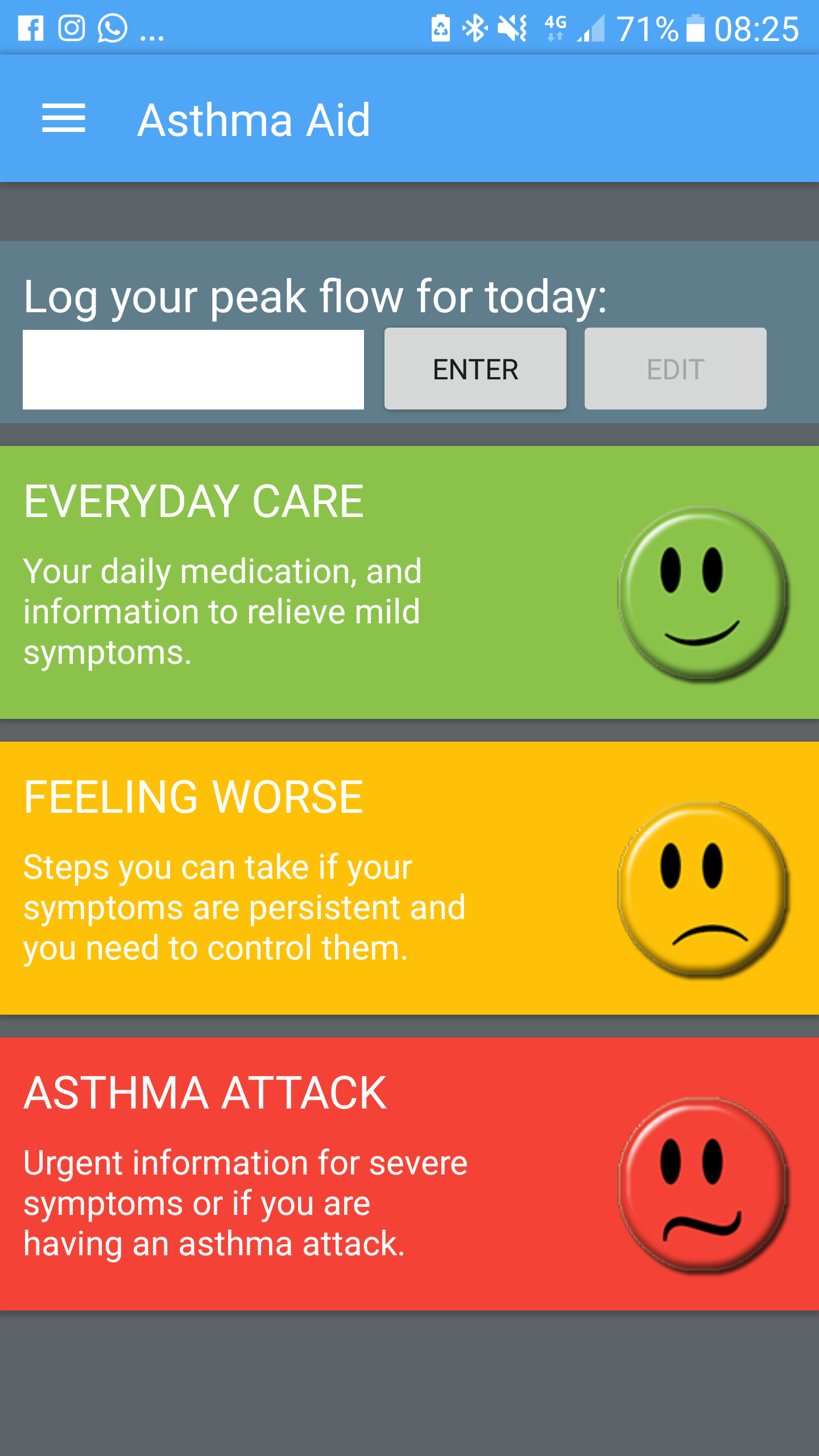 AsthmaAid screenshot